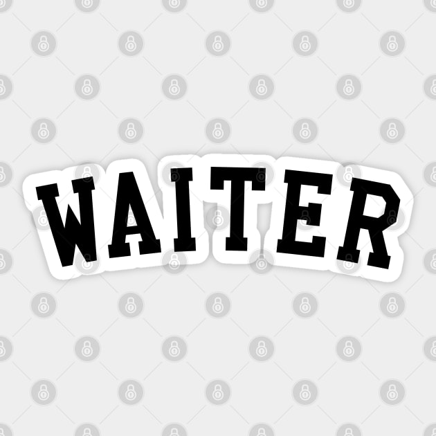 Waiter Sticker by KC Happy Shop